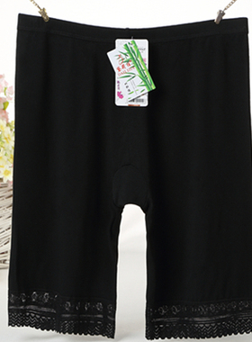 薄款安全裤保险裤短裤性感加大码中老年妈妈莫代尔三分五分打底裤