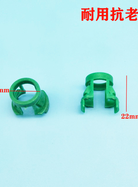 适用老款沃尔沃S60 S80 XC90变速箱散热油管固定尼龙绿色卡子卡扣