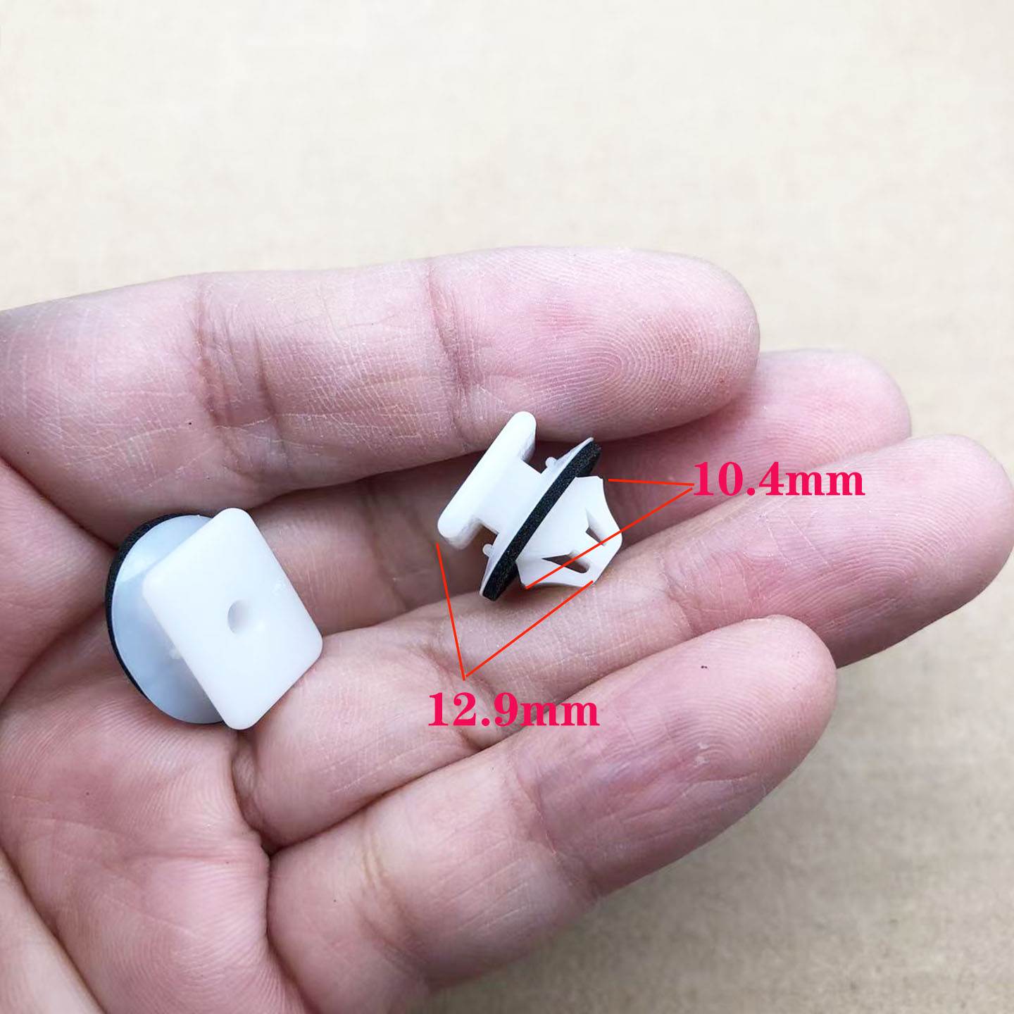 轮眉饰条固定尼龙加强卡扣卡子钉