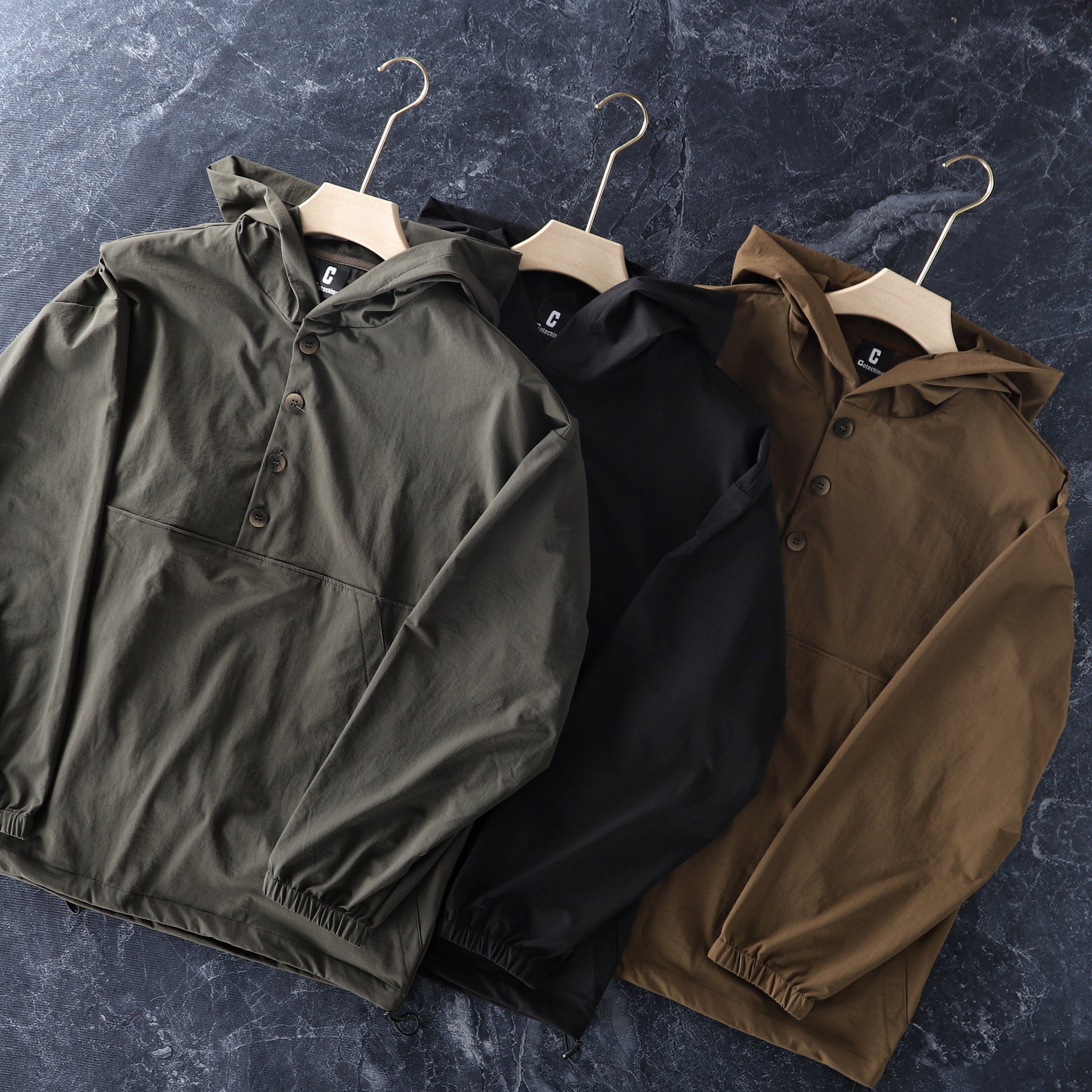 日系机能风！弹力速干！春季薄款宽松休闲立体挺阔百搭夹克外套潮