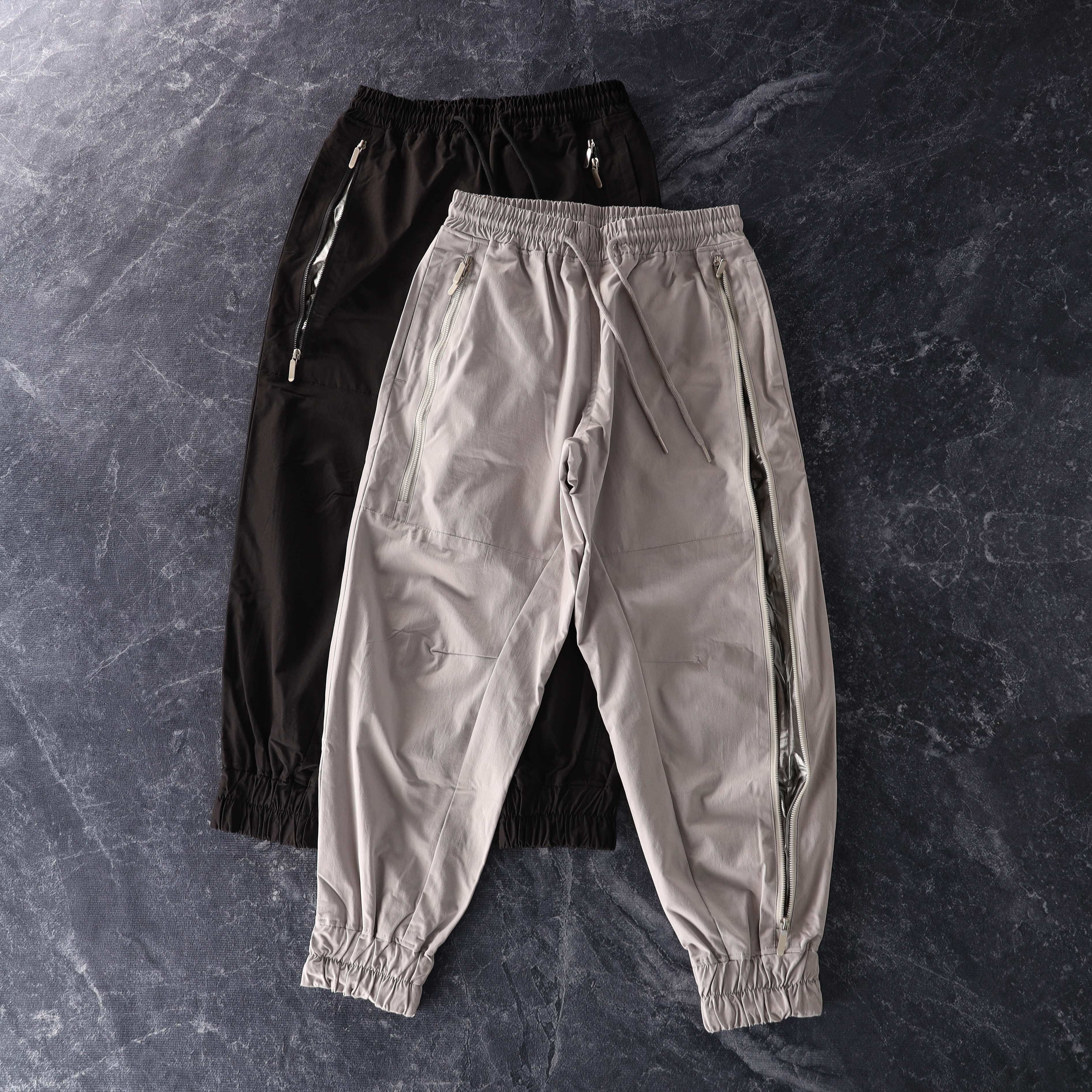 日系酷炫工装滑板裤！质感超赞！春夏男士外贸设计师款束脚休闲裤