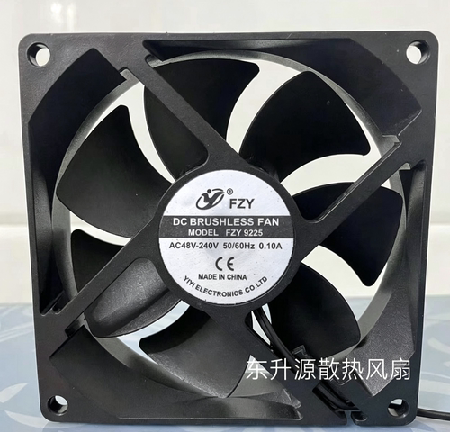 FZY全新现货MODEL9225 AC48V 0.10A 9225 9CM/厘米9225轴流风机