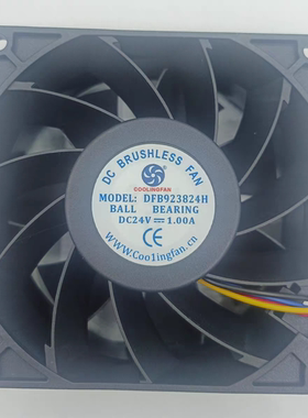 AA全新现货DFB923824H 24V 1.00A 9038 4线变频器散热风扇