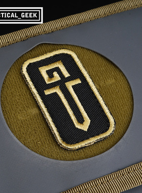 Tacticalgeek战术极客 刺绣魔术贴章 背包个性贴标EDC章