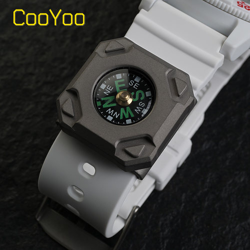 CooYoo带式钛合金迷你腕表指南针