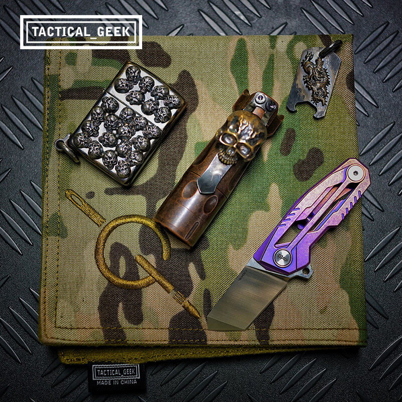 Tacticalgeek战术极客EDC刀帕PCB 8 ins酷玩拍照背景 保护摄影布