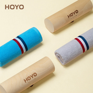 hoyo抗菌毛巾健身房跑步速干纯棉毛巾防臭伴手礼盒单条装logo定制