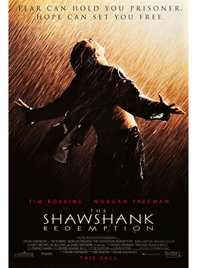 肖申克的救赎IMDB经典电影海报宿舍装饰画壁纸照片12色微喷防水