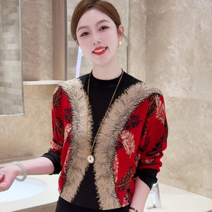 【秋叶枫红】2025秋冬新款抗起球针织毛衣保暖简约套头气质