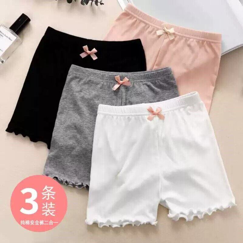 女童内裤防走光打底短裤儿童纯棉安全裤二合一夏季中大童三分裤