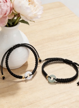 国风平安扣女款男款编织手绳礼物