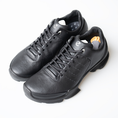 SS26 ECCO爱步新款健步BIOMC 黑武士皮面运动休闲鞋800464 800463