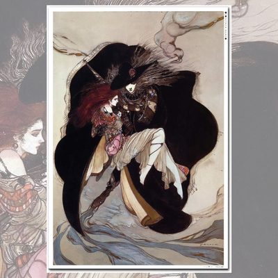 绝版 Central Hobby 日本拼图 吸血鬼猎人D 幻影 天野喜孝 1000片