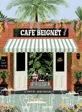 现货 法国 Pieces Peace 进口小众拼图 法式贝涅饼咖啡馆 1000片