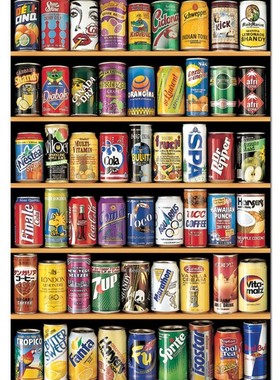 现货包邮 西班牙EDUCA进口拼图 玩具 汽水罐II 1500片 雷诺瓦拼图