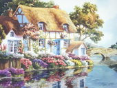 现货 水岸农舍 Central 进口拼图 绝版 Dertner Hobby Erin 1000片