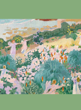 绝版现货 日本EPOCH进口拼图 油画 Maurice Denis 天堂 迷你450片