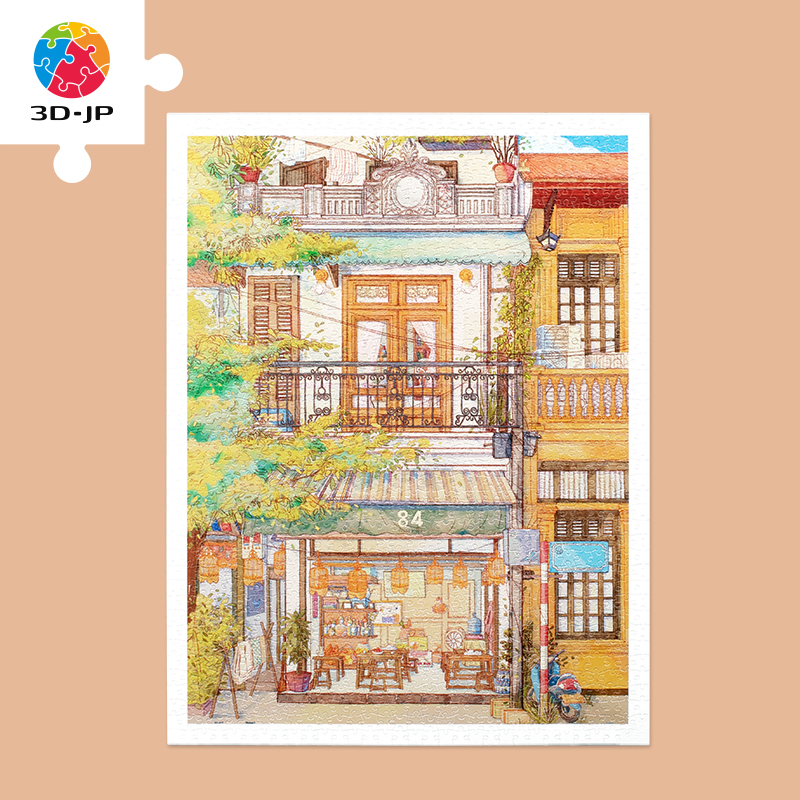 koko西关茶铺拼图3D-JP