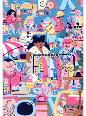 现货 Pieces Peace 法国进口拼图 旧物出售 Garage Sale 1000片