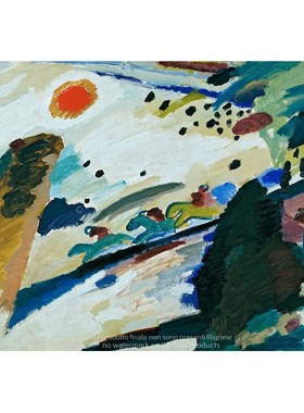 现货 意大利Mondopuzzle进口拼图 康定斯基 浪漫景色 1000片+相框