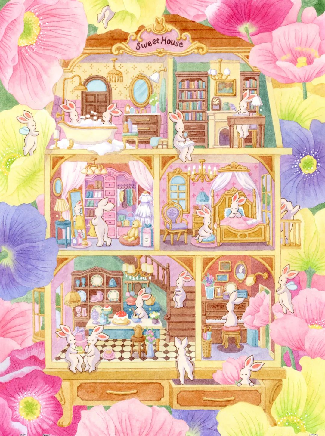 添添Emily兔崽崽花谷小屋