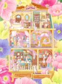 兔崽崽花谷小屋 绝版 塑料平面拼图 添添Emily 1200片 3djp