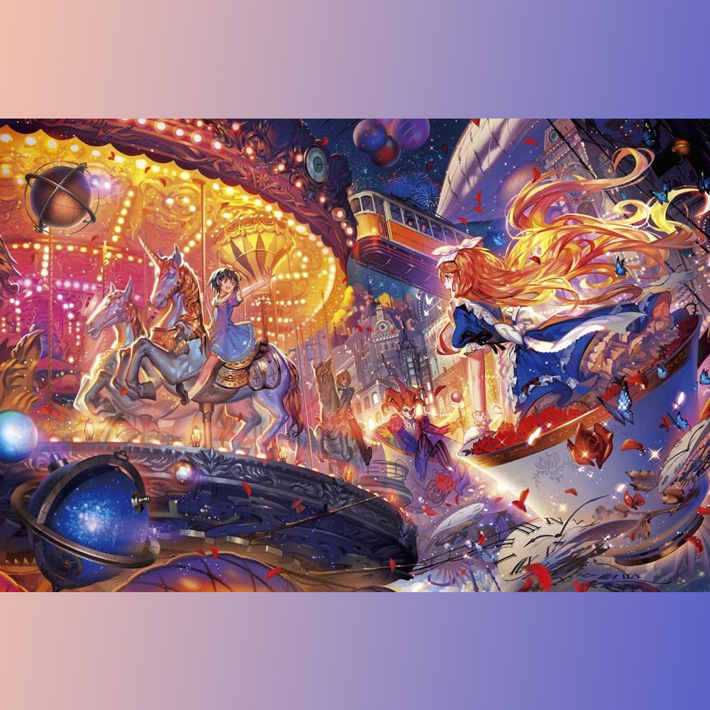 绝版现货 日本EPOCH进口拼图 Alice in Pleasure Land 1000片