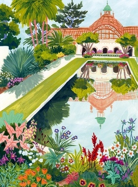 现货 法国 Pieces and Peace 小众进口拼图 巴尔博亚公园 1000片