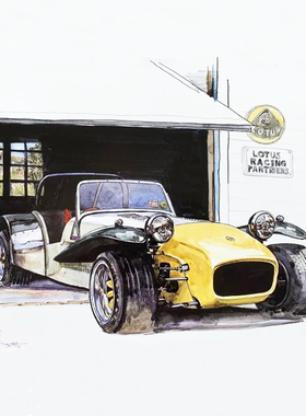 绝版 日本进口Artbox拼图 池田和弘 Caterham Super Seven 500片
