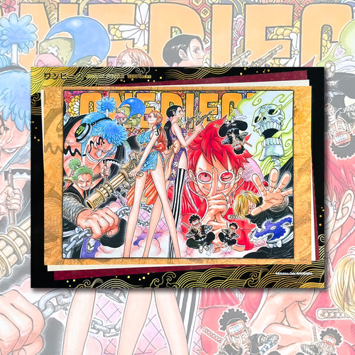 限量版 日本集英社进口拼图 One Piece 海贼王 草帽忍法帖 1000片