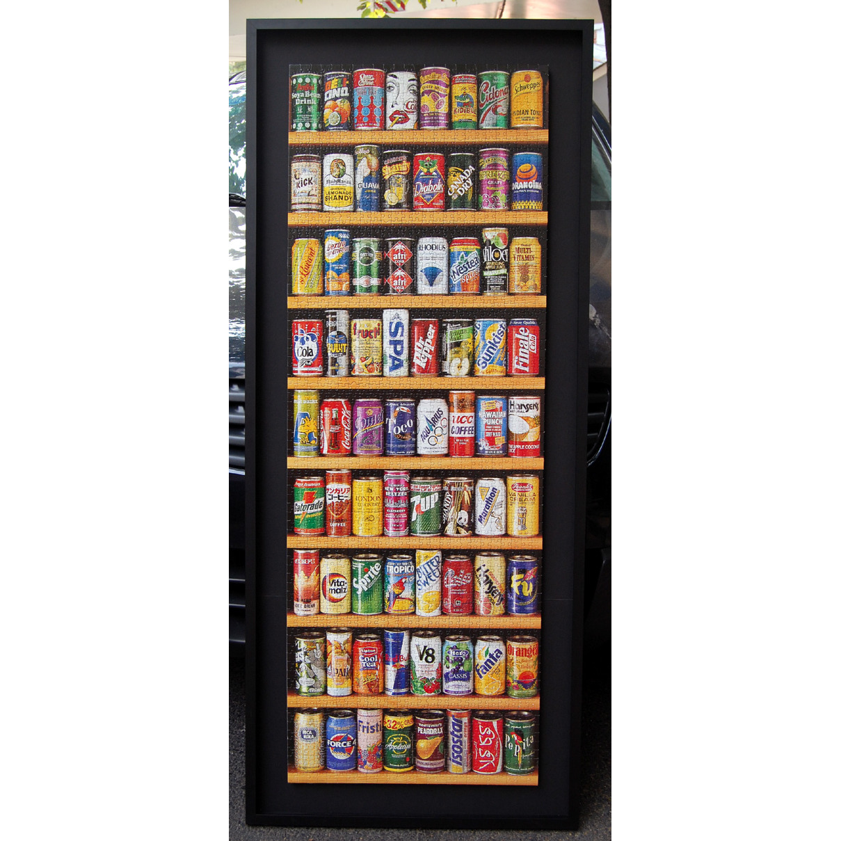 现货 西班牙EDUCA汽水罐拼图专用框 立体无面板 2000片 雷诺瓦