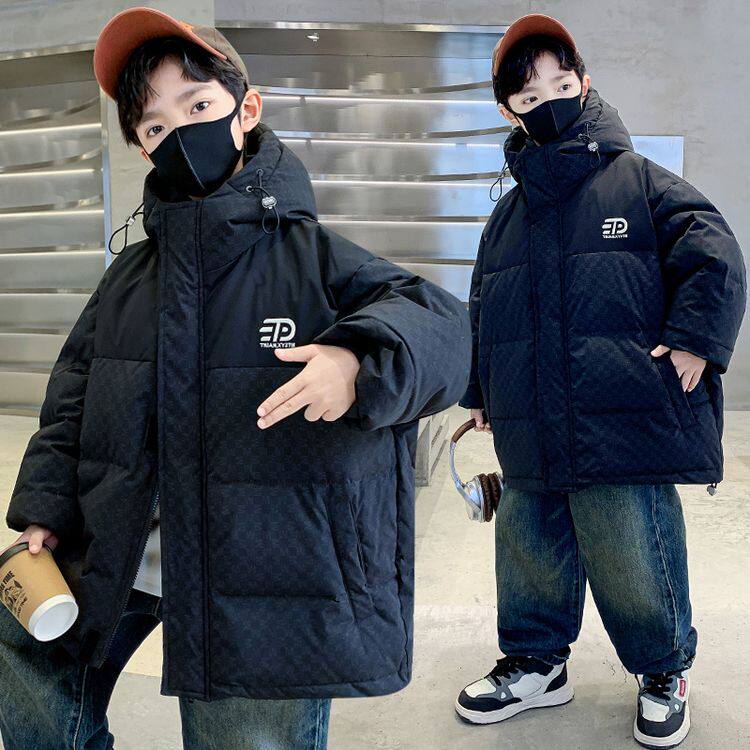 男童羽绒服冬季加厚东北棉服冬季2025新款今年流行爆款男款男童