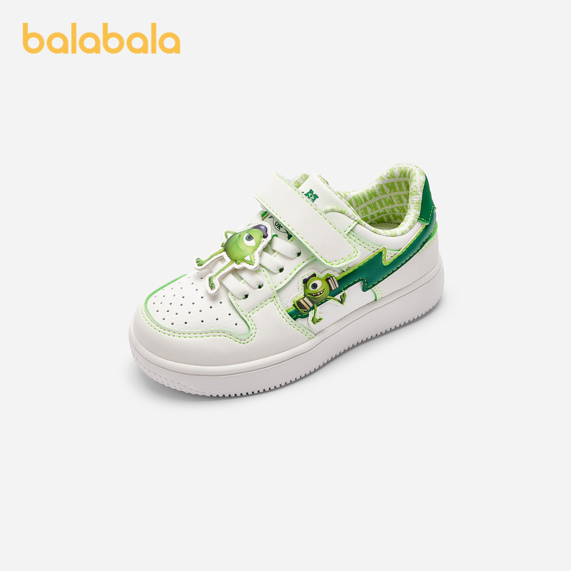 巴拉巴拉童鞋男童板鞋轻便透气秋季儿童可爱卡通鞋子魔术贴时尚潮