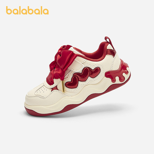 【balaOne】巴拉巴拉童鞋儿童板鞋女童2025新款春秋鞋子透气轻便