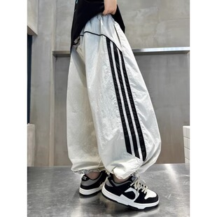 中大童男装一米二三四五六年级七八九十岁小孩男裤子薄防蚊长夏裤