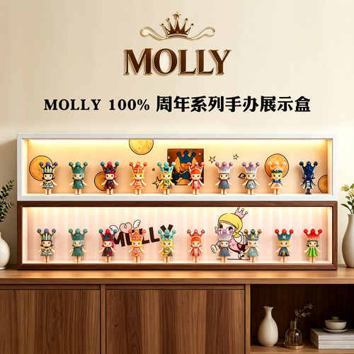 MOLLY100%周年系列展示盒盲盒