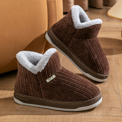 高帮包跟加厚保暖棉拖鞋