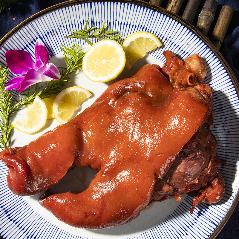 周庄特产沈万三猪头肉家乡的味道