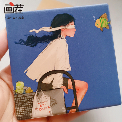 画茬联名冷面老鸭原创杯垫防滑减震杯垫礼品