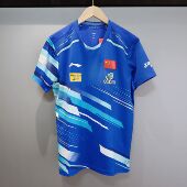 运动短袖 比赛服男女款 T恤上衣 李宁乒乓球服国家队同款 2025大赛版