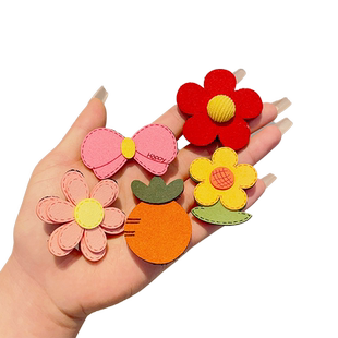 宝宝刘海贴可爱发饰碎发贴女童卡通魔术贴儿童魔法贴婴儿发夹头饰