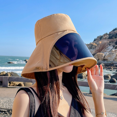 上班骑车防风遮阳帽春游晒