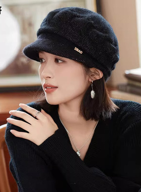 帽子女冬季秋针织毛线时尚