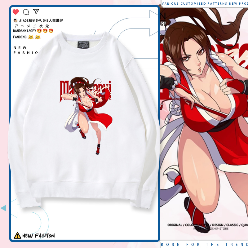 拳皇SNK不知火舞圆领卫衣