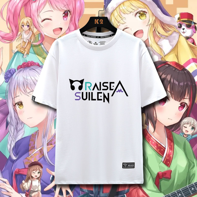 roselia少女乐团t恤男女bang dream市谷有咲周边短袖休闲衣服ne