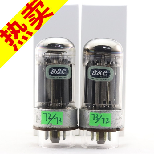 早期全新英国GEC 鸡爪标 CV2984/6080双方环铁座盒装cv2984电子管