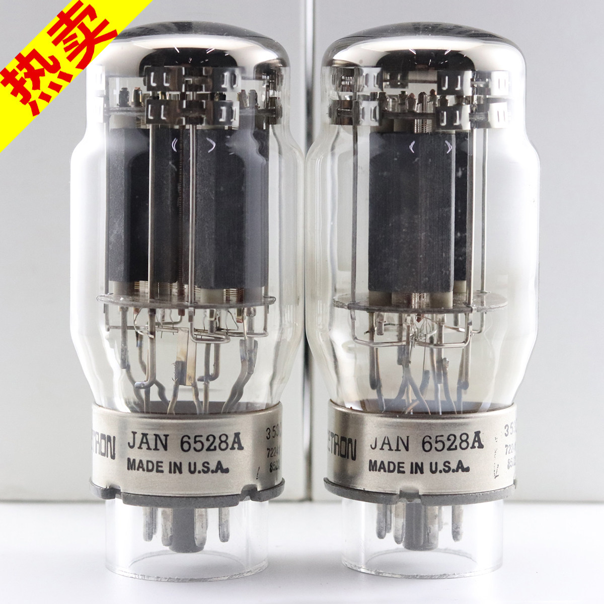 全新美国CETRON 6528A/6336/6080/6AS7 双圆环加强筋云顶电子管