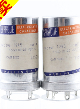美国思碧SPRAGUE 3500UF/25VDC同批次滤波电容