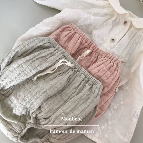 可爱韩国进口短裤冰淇淋色童装