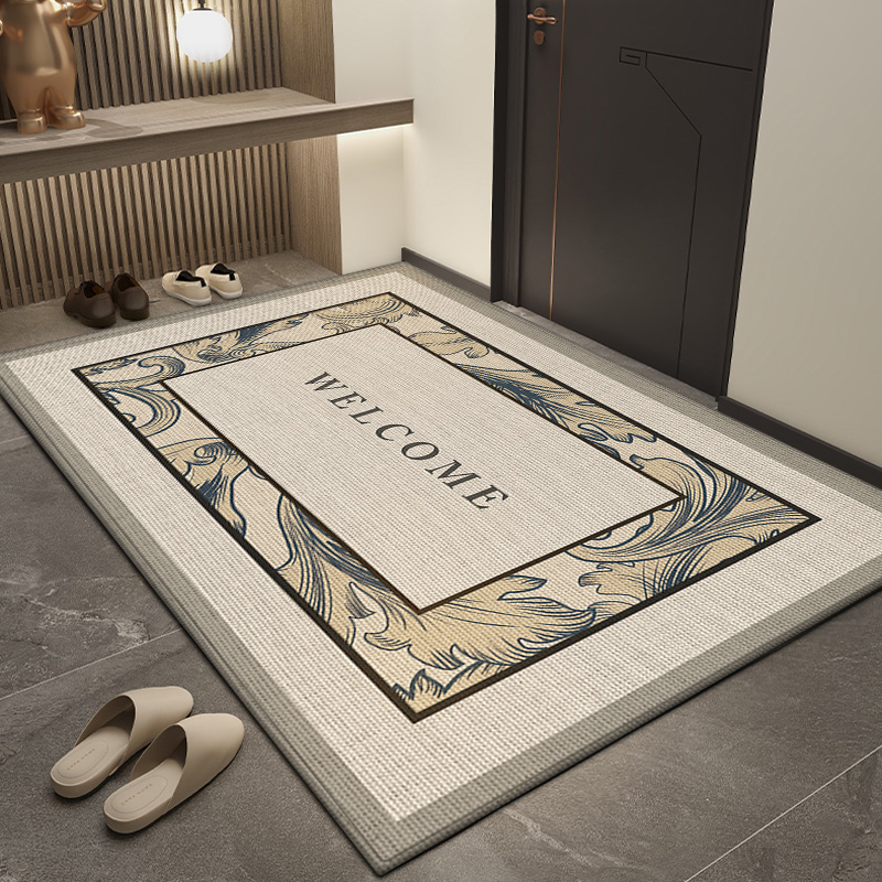 新款入户地垫防滑轻奢脚垫可裁剪地垫门口玄关垫子家用可定制地毯